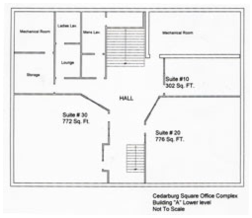 W62N244 Washington Ave, Cedarburg, WI à louer Plan d’étage– Image 1 sur 1