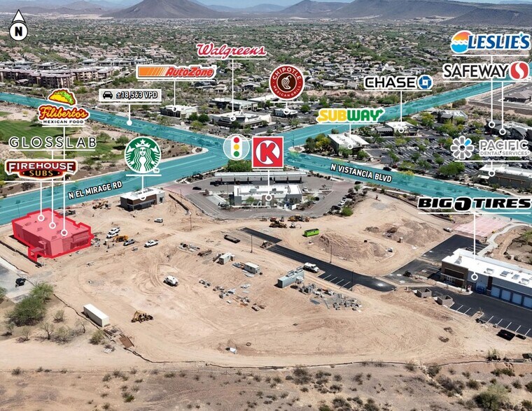 SWC of Vistancia Blvd & El Mirage Rd, Peoria, AZ à vendre - Photo de l’immeuble – Image 3 sur 7