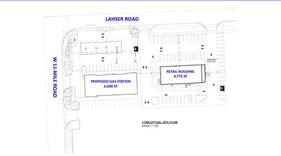 27100 Lahser Rd, Southfield, MI à louer Plan d’étage– Image 1 sur 1