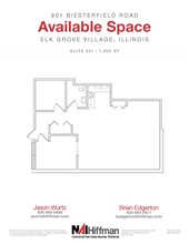 901 Biesterfield Rd, Elk Grove Village, IL à louer Plan d’étage– Image 1 sur 1