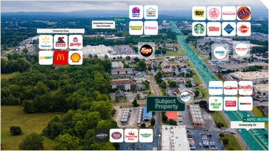 1419 Waddell Dr, Huntsville, AL - VUE AÉRIENNE vue de carte - Image1