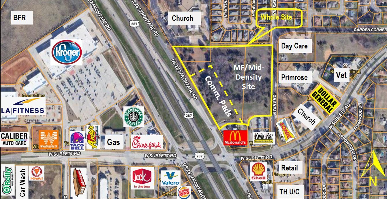 6001 U.S. 287 Frontage rd, Arlington, TX à vendre Aérien– Image 1 sur 2