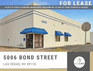 Plus de détails pour 5006 Bond St, Las Vegas, NV - Local d'activités à louer