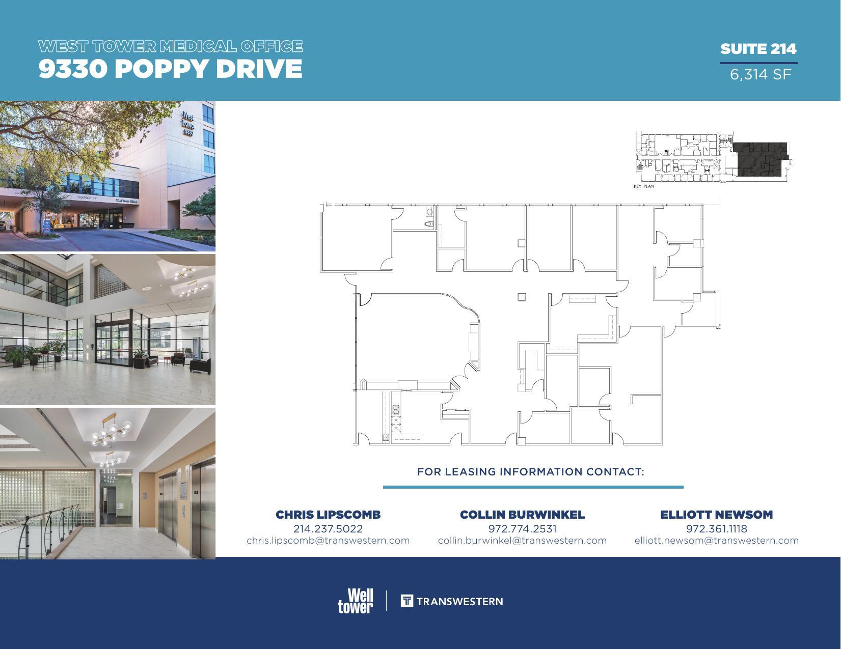 9330 Poppy Dr, Dallas, TX à louer Plan d’étage– Image 1 sur 1