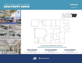 9330 Poppy Dr, Dallas, TX à louer Plan d’étage– Image 1 sur 1