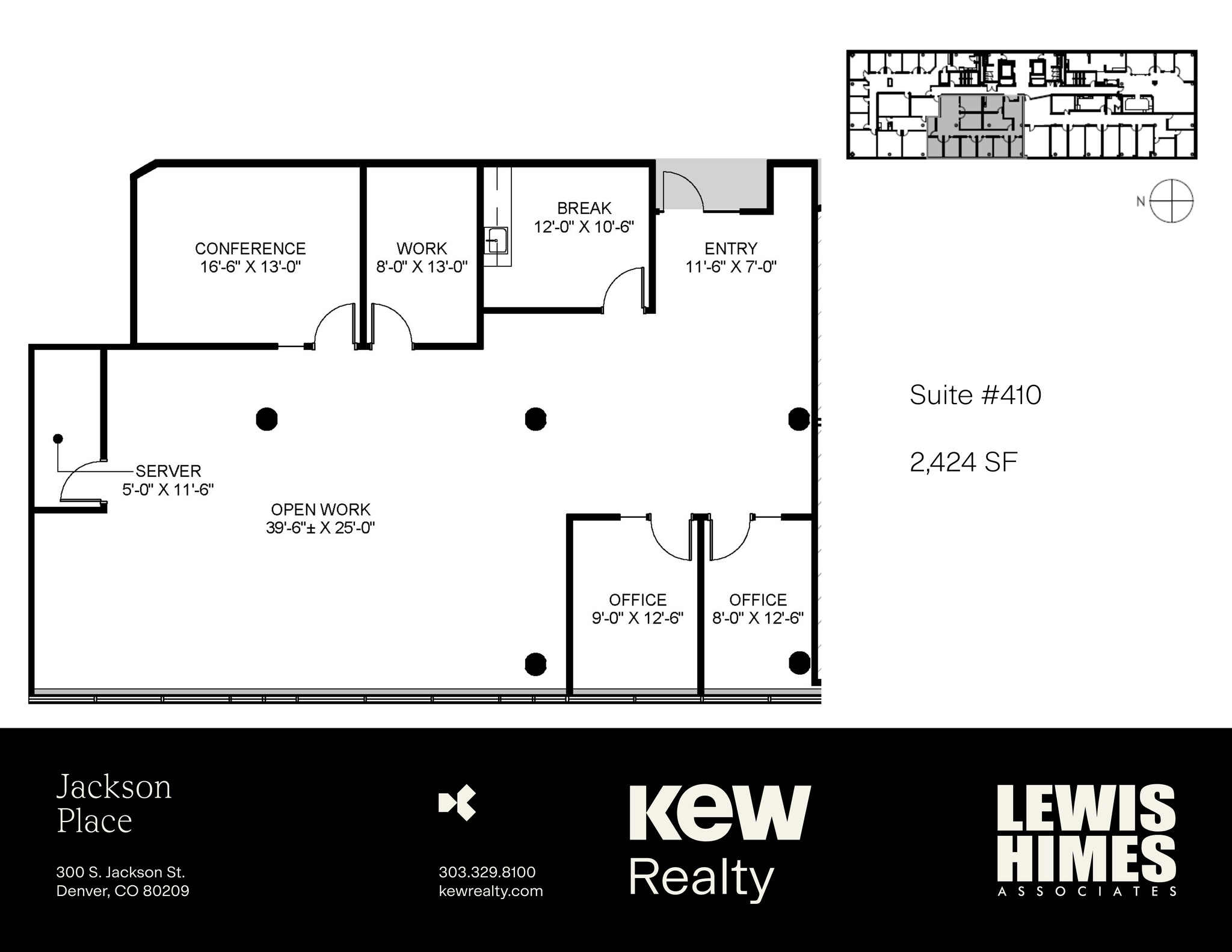 300 S Jackson St, Denver, CO à louer Plan de site– Image 1 sur 8