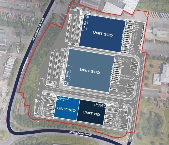 Steelpark Way, Wolverhampton à louer - Plan de site – Image 2 sur 2