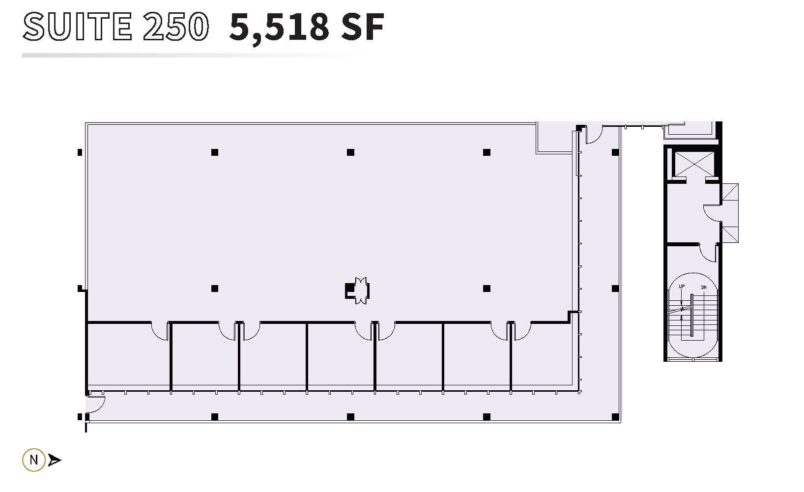 8550 W Bryn Mawr Ave, Chicago, IL à louer Plan d’étage– Image 1 sur 1