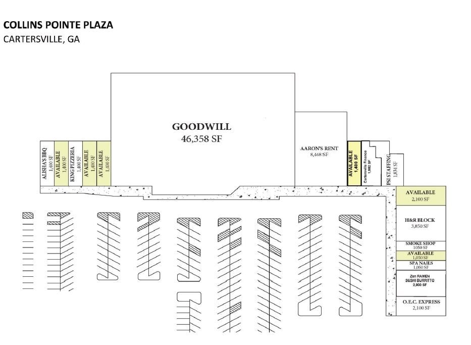 900 Joe Frank Harris Pky SE, Cartersville, GA à louer Plan de site– Image 1 sur 1