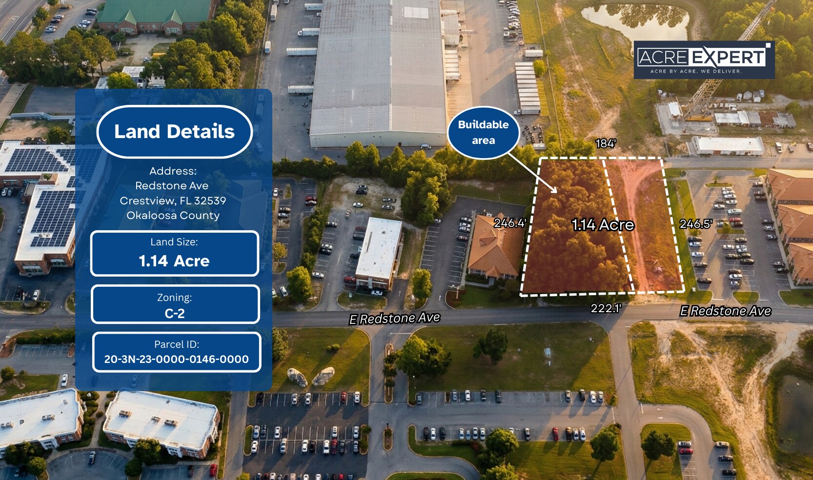 Redstone Avenue, Crestview, FL à vendre Photo principale– Image 1 sur 4