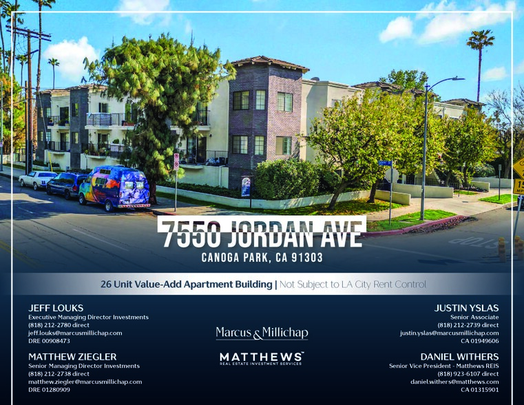 7550 Jordan Ave, Canoga Park, CA à vendre - Photo de l’immeuble – Image 1 sur 10