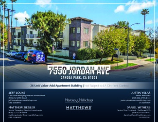 Plus de détails pour 7550 Jordan Ave, Canoga Park, CA - Logement à vendre