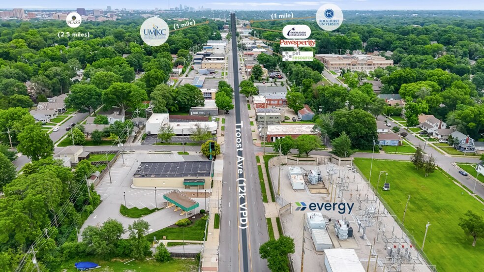 6100 Troost Ave, Kansas City, MO à vendre - Aérien – Image 2 sur 16