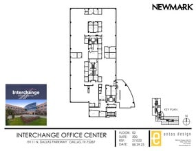 19111 N Dallas Pky, Dallas, TX à louer Plan d’étage– Image 2 sur 3