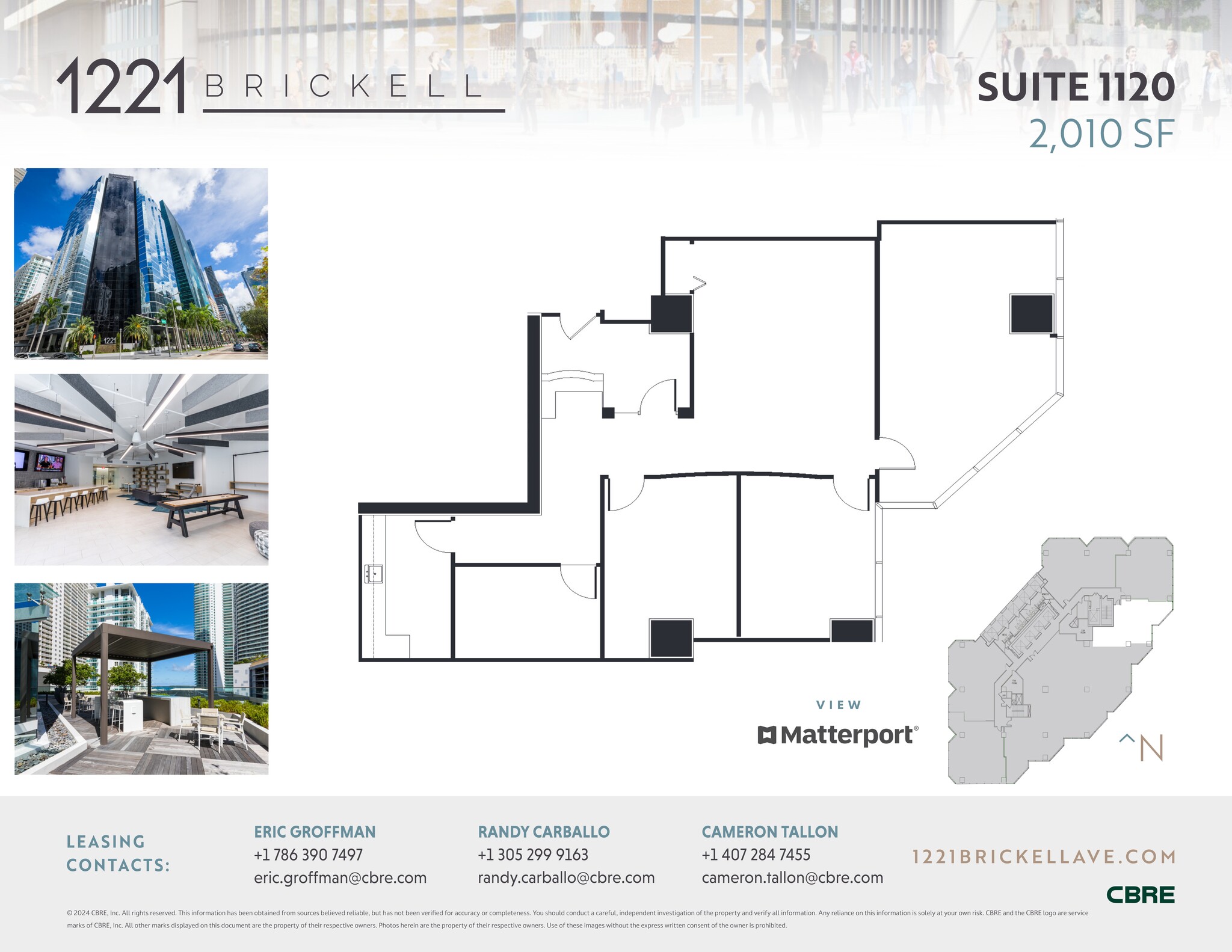 1221 Brickell Ave, Miami, FL à louer Plan de site– Image 1 sur 6