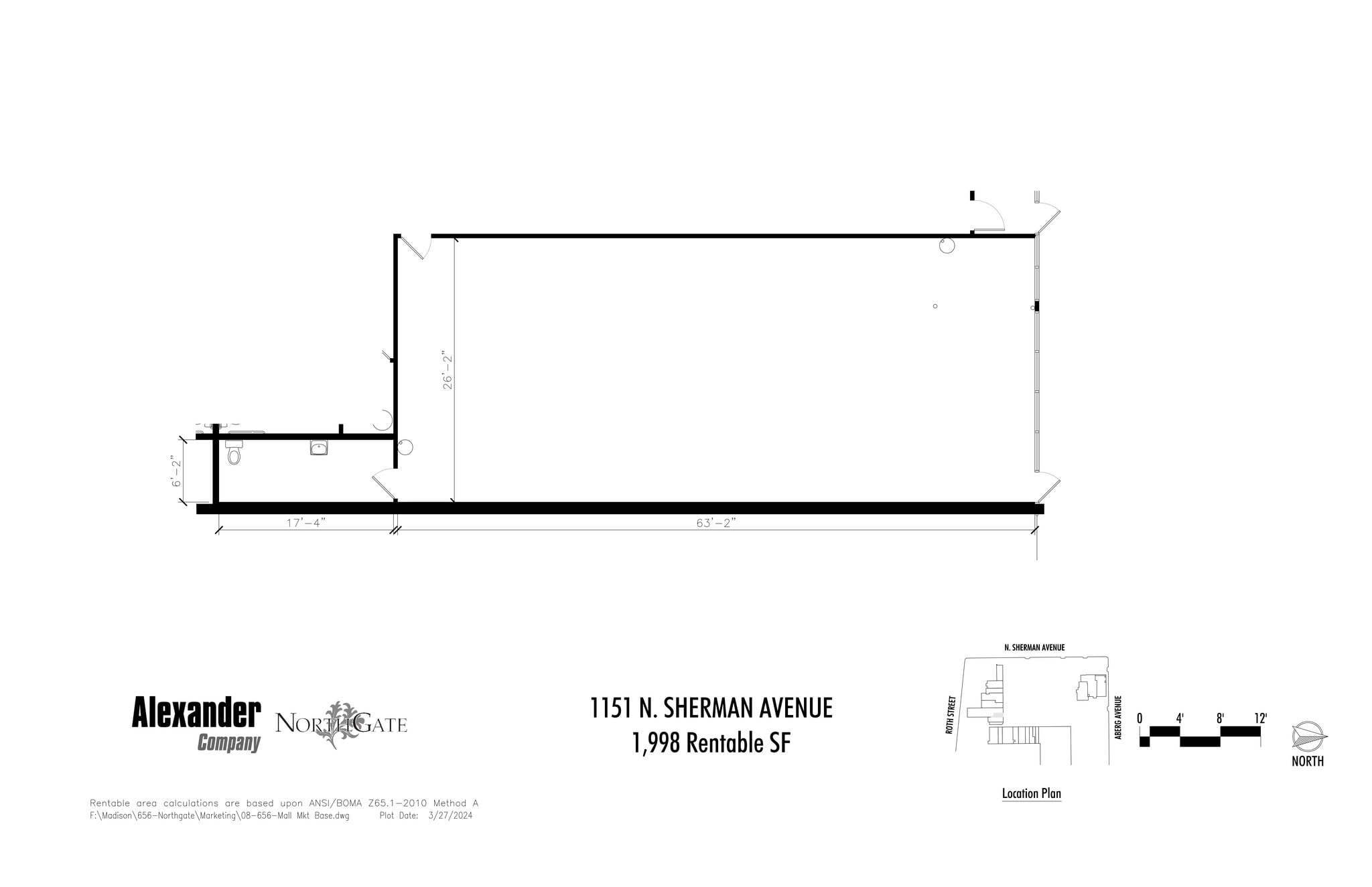 1111-1213 N Sherman Ave, Madison, WI à louer Plan de site– Image 1 sur 1