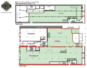 704 N 2nd St, Saint Louis, MO à louer Plan d’étage– Image 1 sur 3
