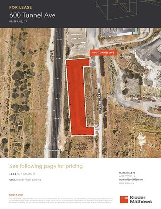 Plus de détails pour 600 Tunnel Ave, Brisbane, CA - Terrain à louer
