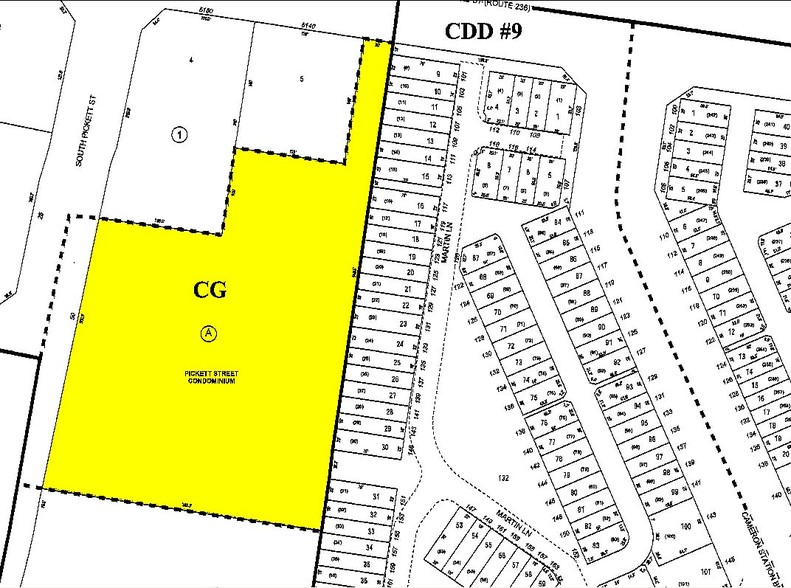 50 S Pickett St, Alexandria, VA à louer - Plan cadastral – Image 2 sur 3