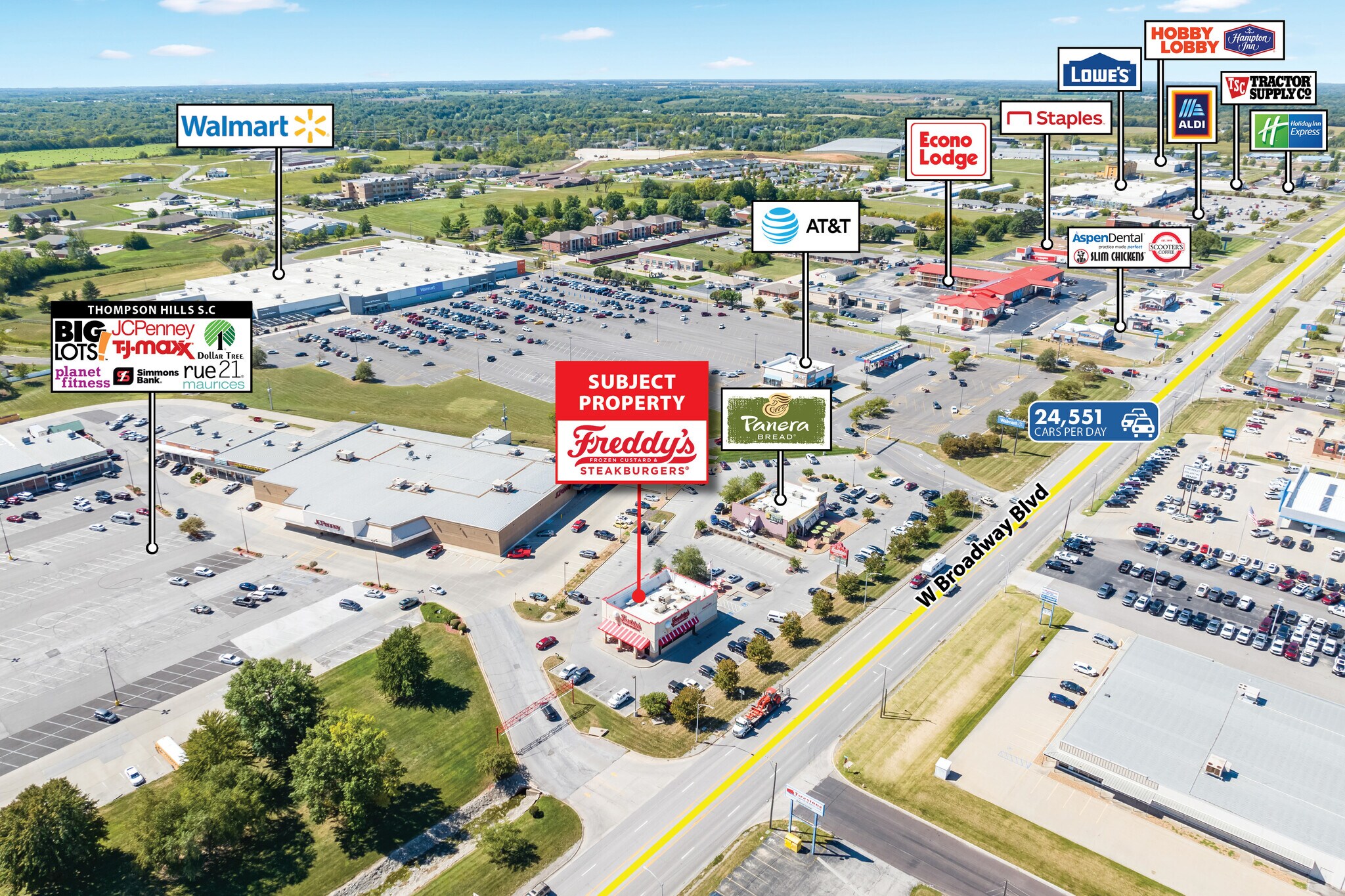3159 W Broadway Blvd, Sedalia, MO à louer Photo de l’immeuble– Image 1 sur 7