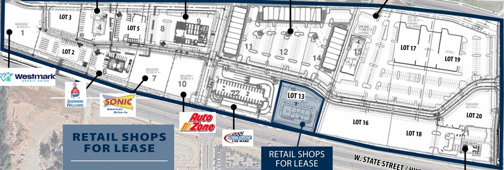 12080 W State St, Star, ID à louer - Plan de site – Image 2 sur 9
