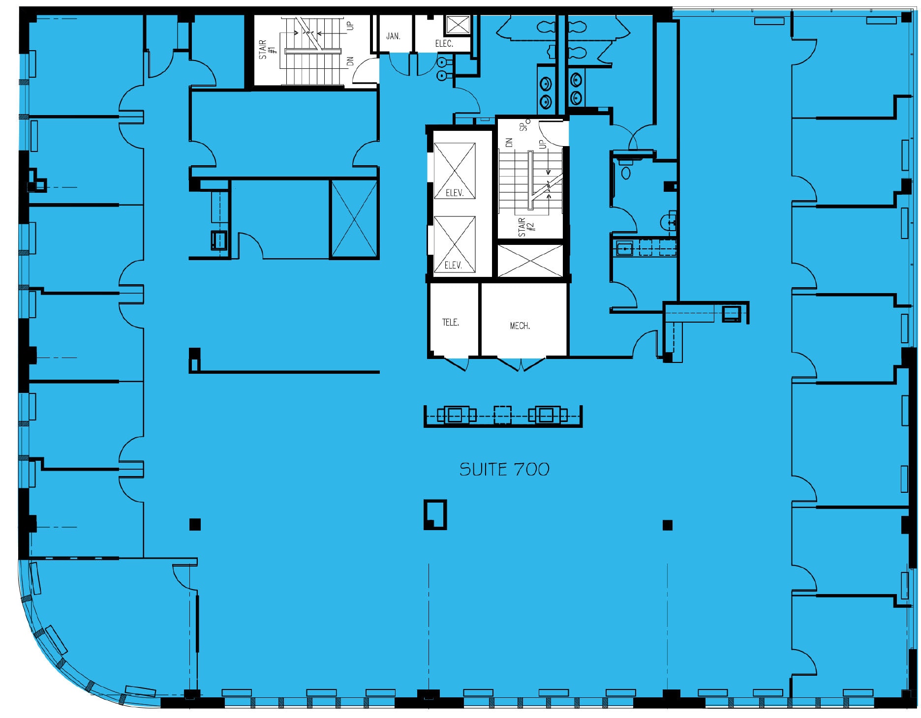 4720 Montgomery Ln, Bethesda, MD à louer Plan d’étage– Image 1 sur 4