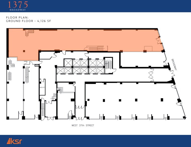 1375 Broadway, New York, NY à louer - Plan de site – Image 1 sur 11