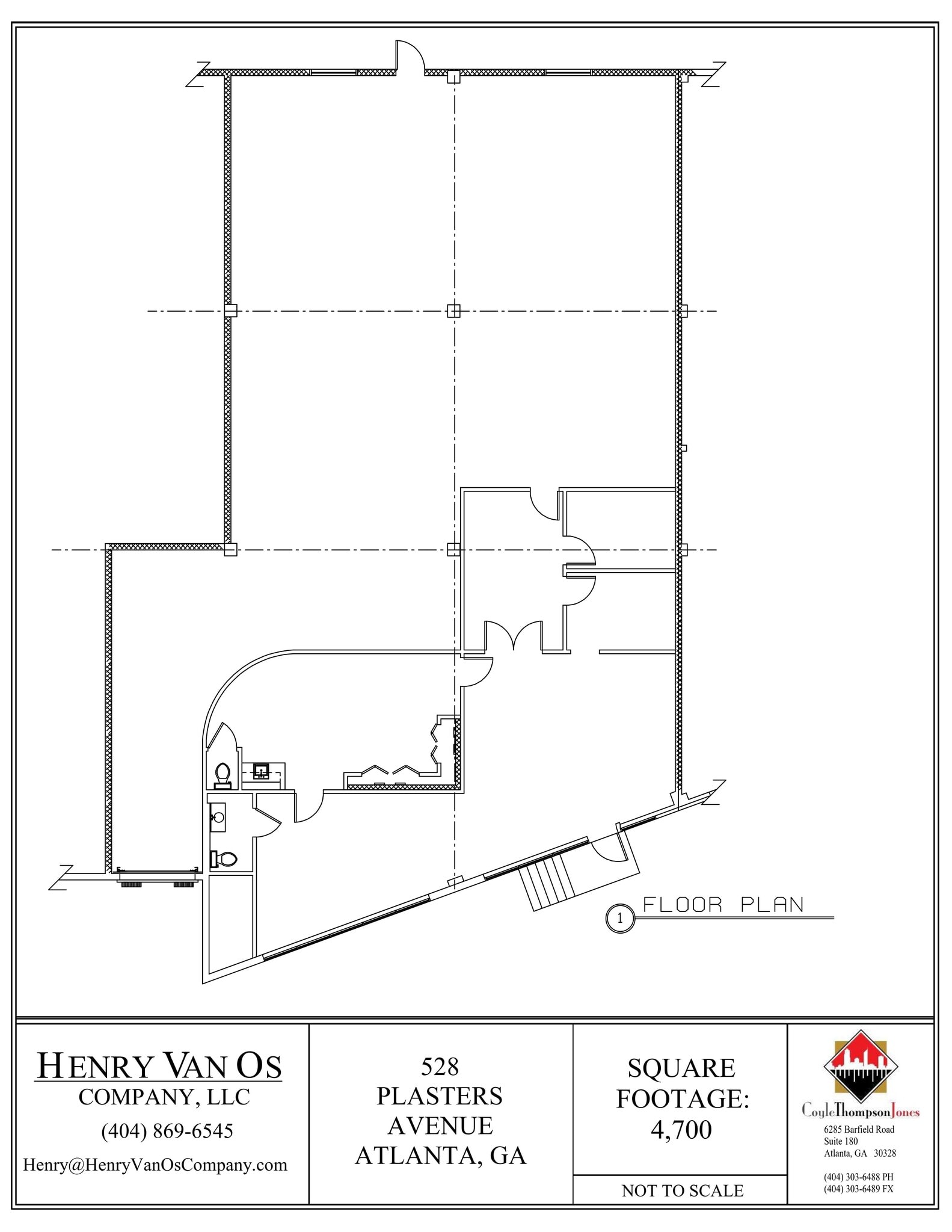 524-544 Plasters Ave NE, Atlanta, GA à louer Plan d’étage– Image 1 sur 1