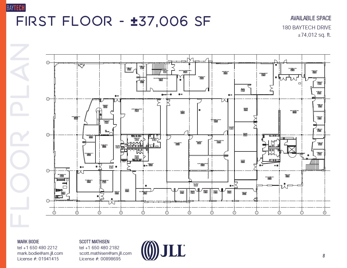 150 Baytech Dr, San Jose, CA à louer Plan d’étage– Image 1 sur 1