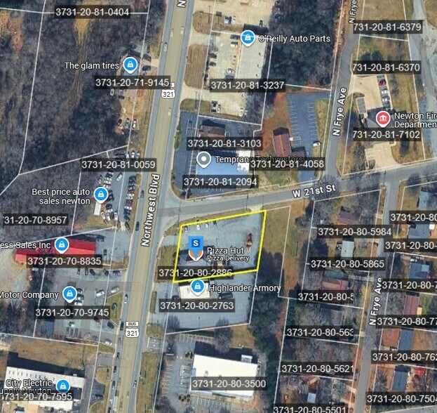 2025 Northwest Blvd, Newton, NC à vendre - Plan cadastral – Image 3 sur 3