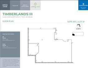 5445 Corporate Dr, Troy, MI à vendre Plan d’étage– Image 1 sur 1