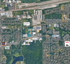 E New York St, Aurora, IL - Vue aérienne  vue de carte