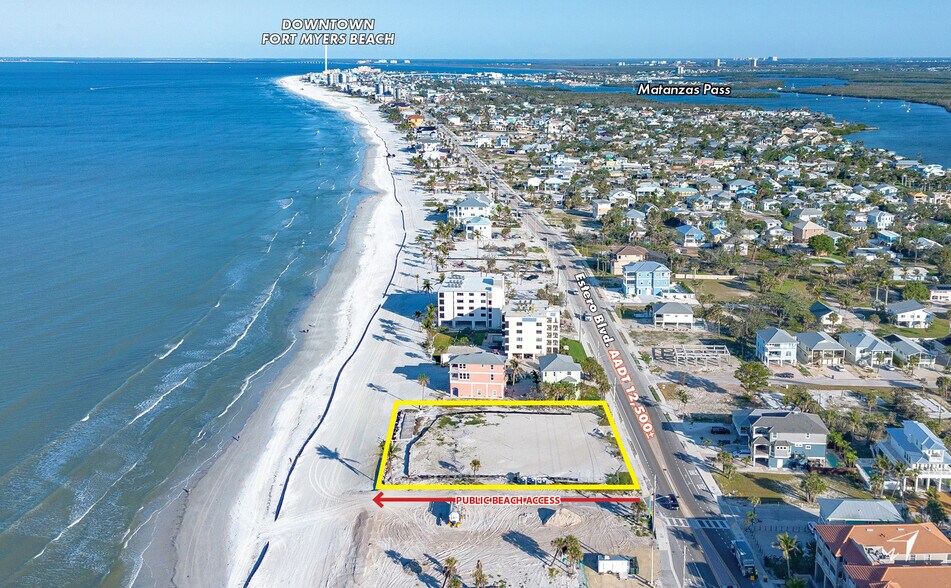 4560 Estero Blvd, Fort Myers Beach, FL à vendre - Aérien – Image 3 sur 8