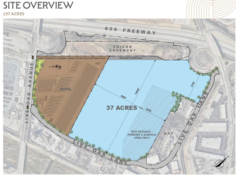 13620 Live Oak Ln, Irwindale, CA à louer - Plan de site – Image 1 sur 4
