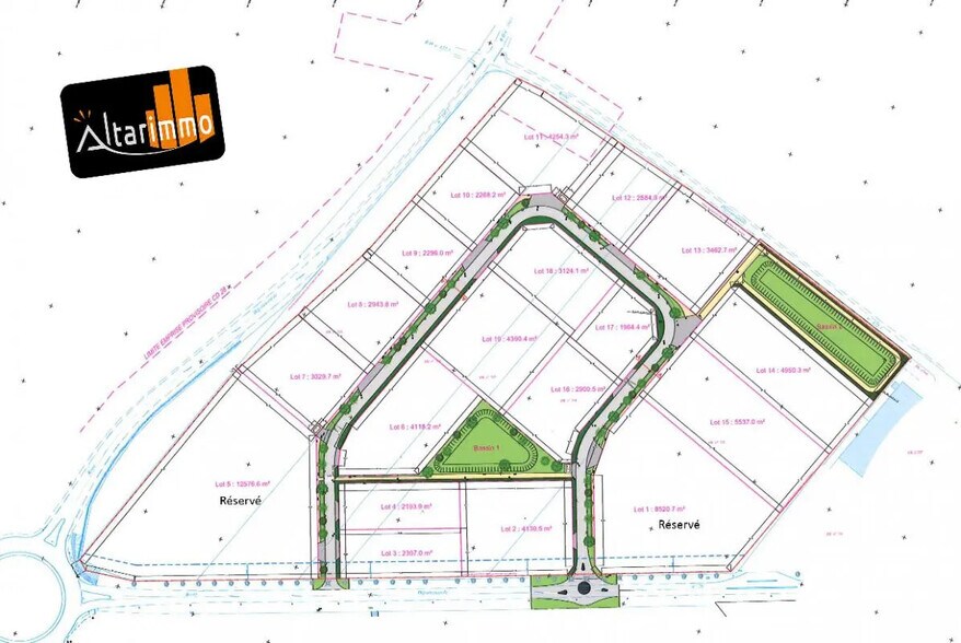 Terrain dans Gallardon à vendre - Plan de site – Image 3 sur 3