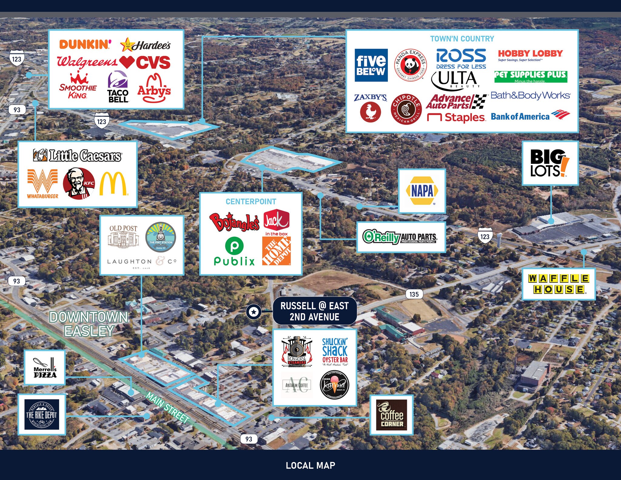 127 E 2nd Ave, Easley, SC à vendre Photo principale– Image 1 sur 8