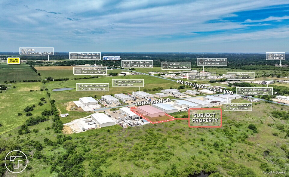4208 Longhorn Dr, Alvarado, TX à vendre - Aérien – Image 3 sur 5