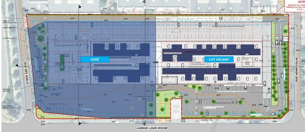 Local d’activités dans Gennevilliers à louer - Plan de site – Image 2 sur 5