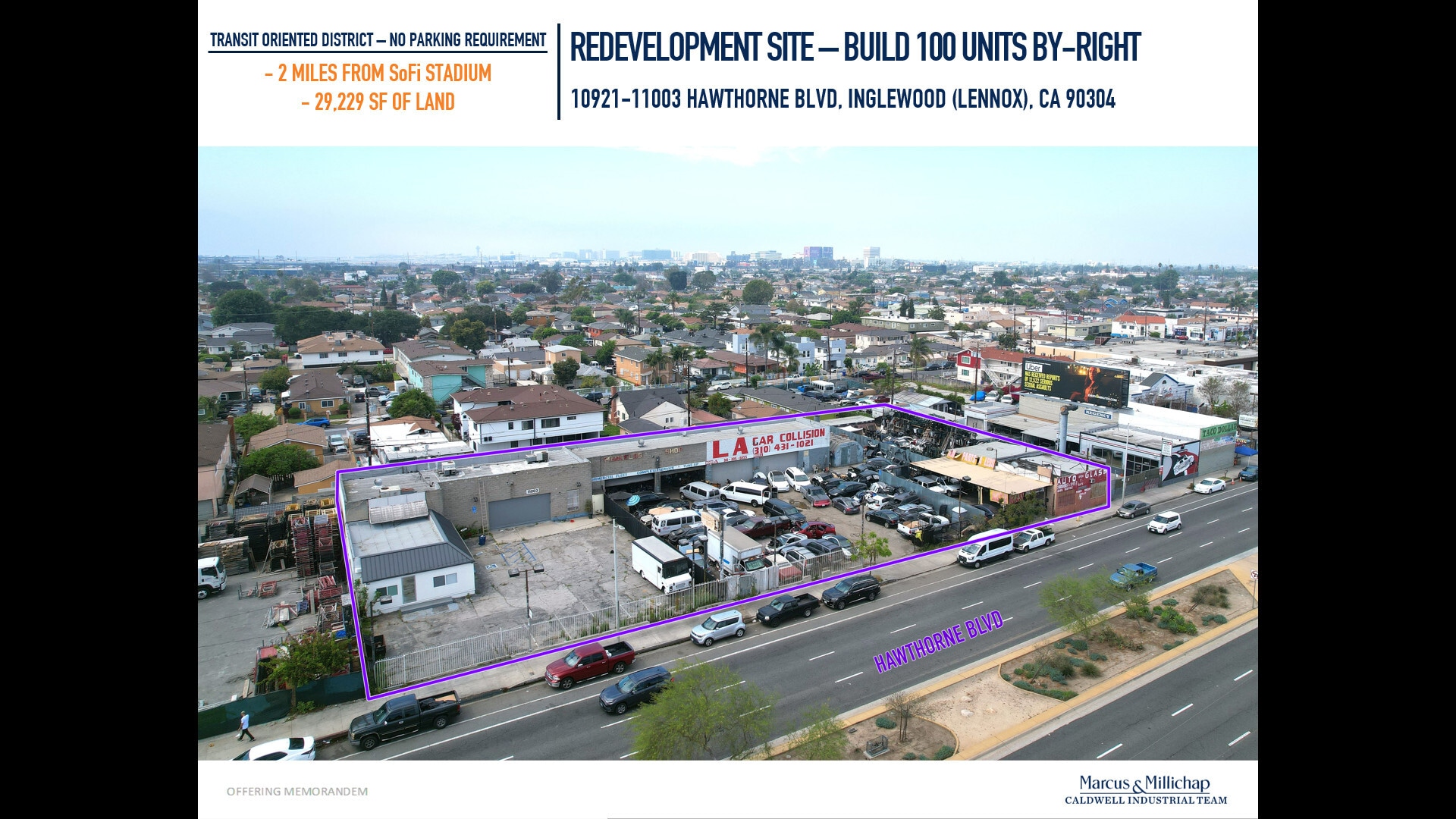 10921-11003 Hawthorne Blvd, Lennox, CA à vendre Photo principale– Image 1 sur 11