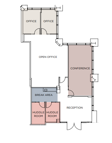 7676 Hazard Center Dr, San Diego, CA à louer Plan d’étage– Image 1 sur 1