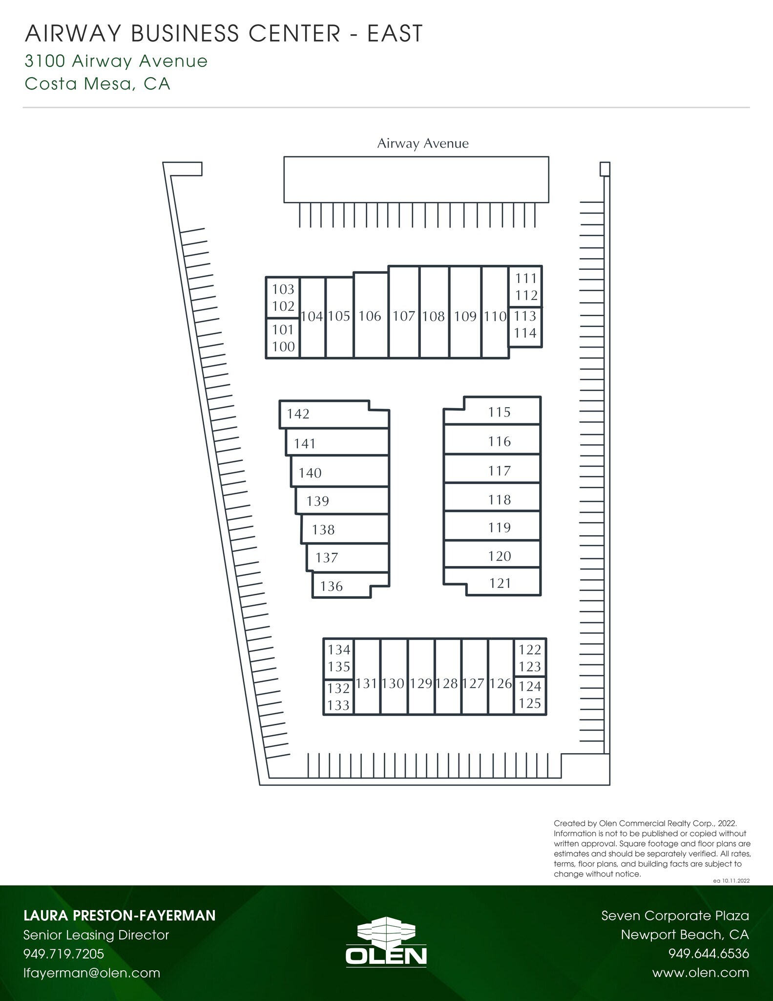 3100 Airway Ave, Costa Mesa, CA à louer Plan de site– Image 1 sur 8