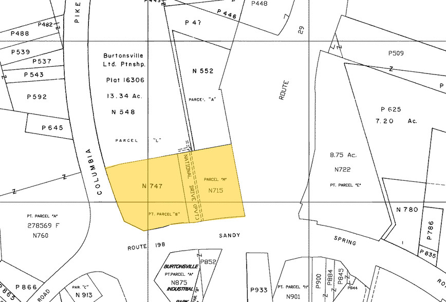 3901 National Dr, Burtonsville, MD à louer - Plan cadastral – Image 2 sur 7