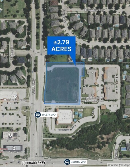 NEC Eldorado & Teel Pky, Frisco, TX à vendre - Aérien – Image 2 sur 4