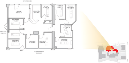 8950 Villa La Jolla Dr, La Jolla, CA à louer Plan d’étage– Image 1 sur 1