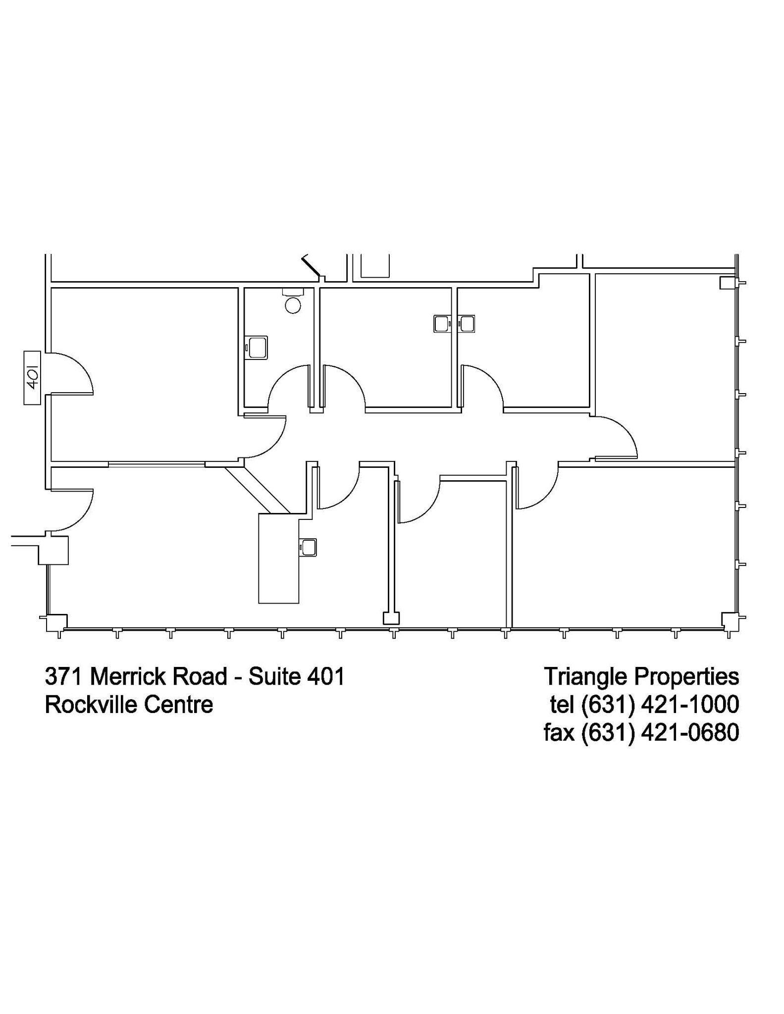 371 Merrick Rd, Rockville Centre, NY à louer Plan d’étage– Image 1 sur 1