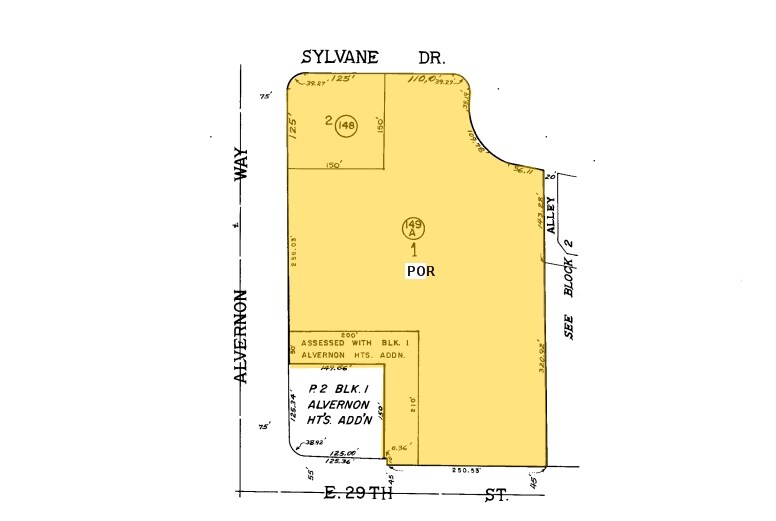1835 S Alvernon Way, Tucson, AZ à louer - Plan cadastral – Image 2 sur 9