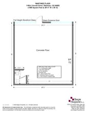 1150-1160 Arnold Dr, Martinez, CA à louer Plan d’étage– Image 1 sur 1