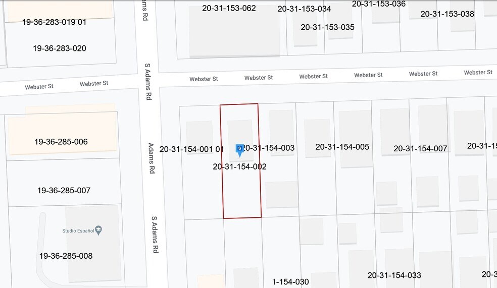 1132 Webster St, Birmingham, MI à louer - Plan cadastral – Image 2 sur 9
