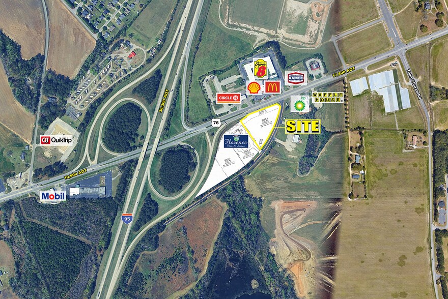 3821 Bancroft Rd, Florence, SC à louer - Aérien – Image 2 sur 3