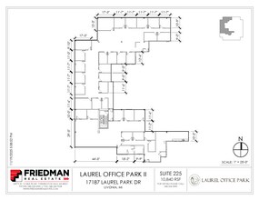 17187 N Laurel Park Dr, Livonia, MI à louer Plan d’étage– Image 1 sur 2